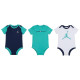 Jordan Βρεφικά φορμάκια Brooklyn Essentials Bodysuit 3-Pack Jordan Βρεφικά φορμάκια Brooklyn Essentials Bodysuit 3-Pack